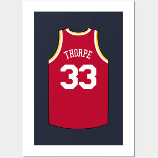 Otis Thorpe Houston Jersey Qiangy Posters and Art